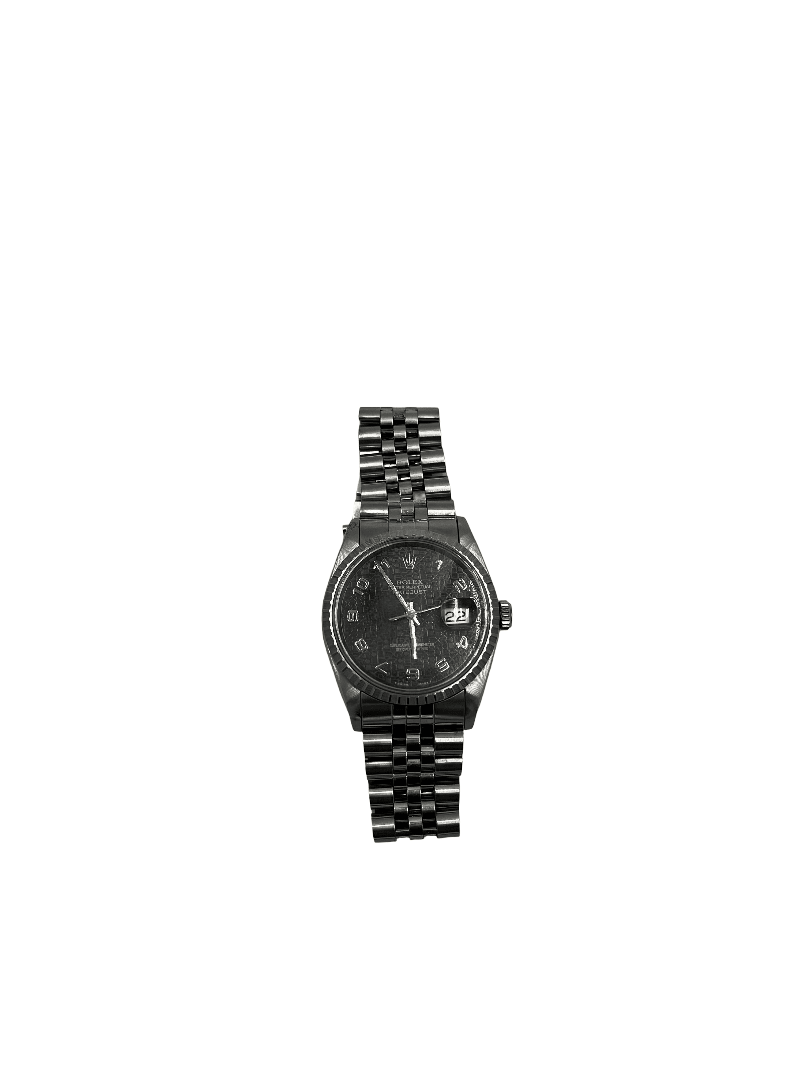 Rolex Datejust Oystersteel Quadrante Nero Anniversary – Ref. 68274 – 30 mm - Etoilux