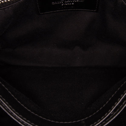 Saint Laurent – Borsa a Tracolla in Shearling Nero – 2018 - Etoilux