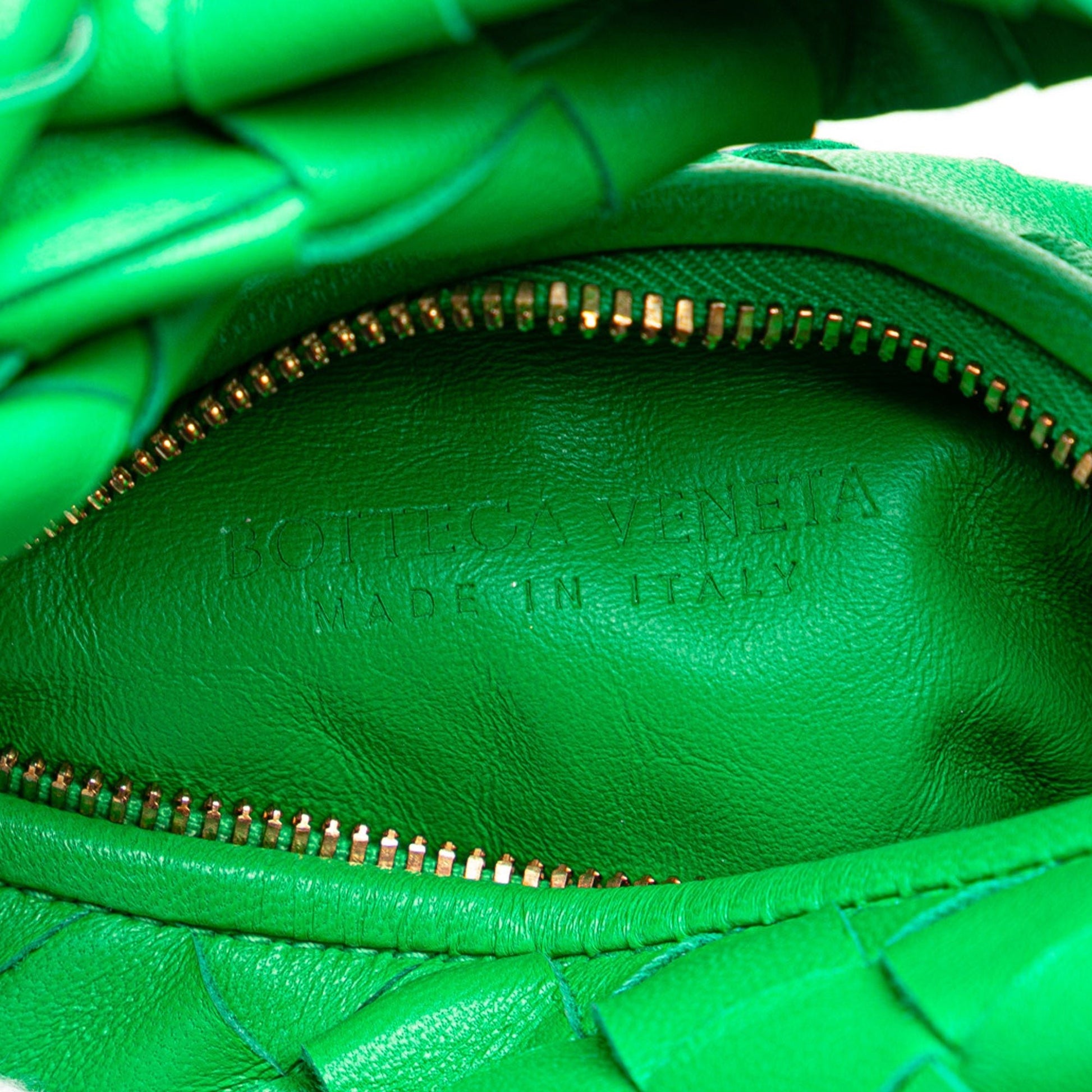 Bottega Veneta Candy Jodie Intrecciato Pelle Nappa Verde Parakeet 2020 – 13 cm - Etoilux