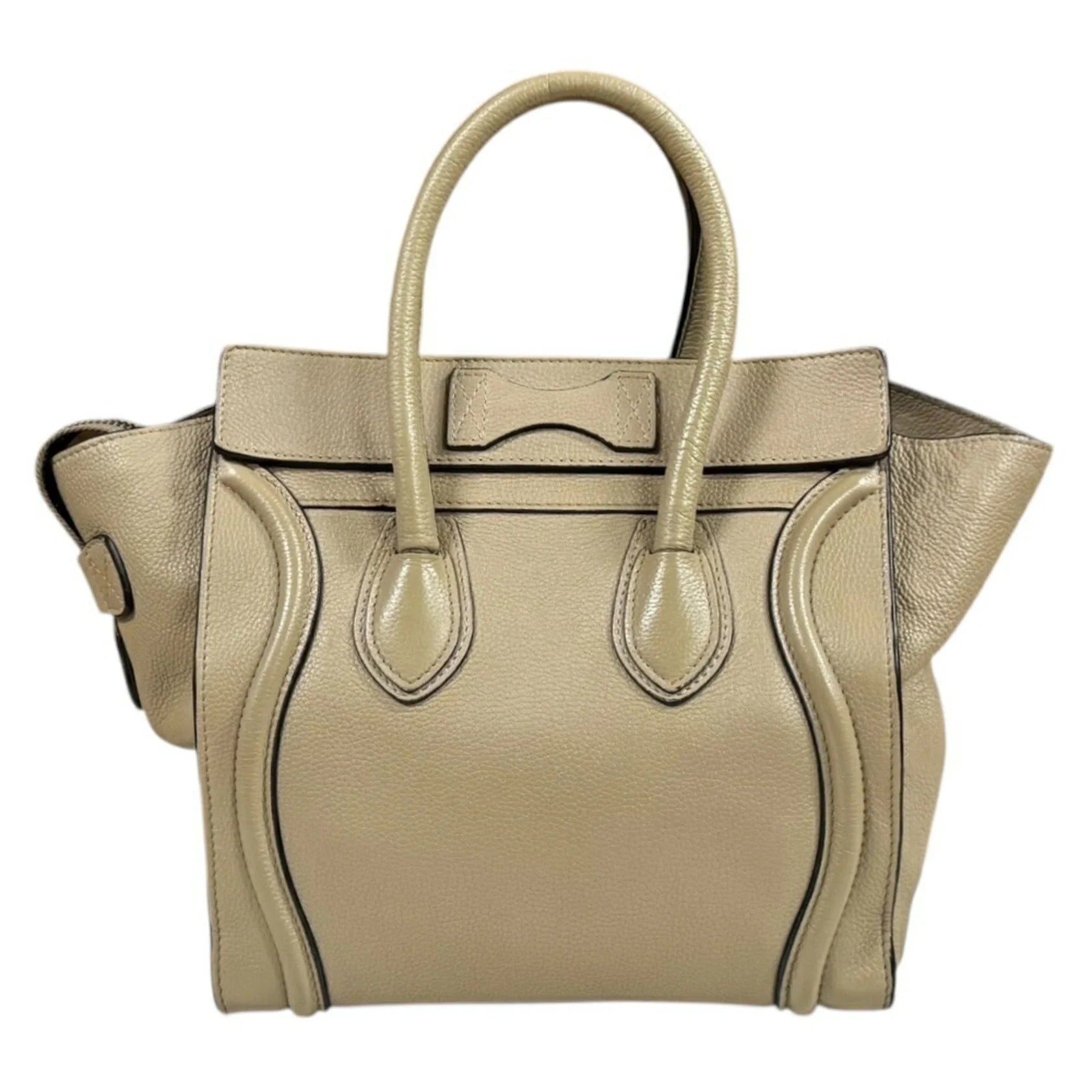 Céline Luggage Micro Tote – Pelle Beige - Etoilux