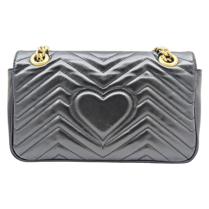 Gucci GG Marmont Small – Pelle Nera Matelassé - Etoilux