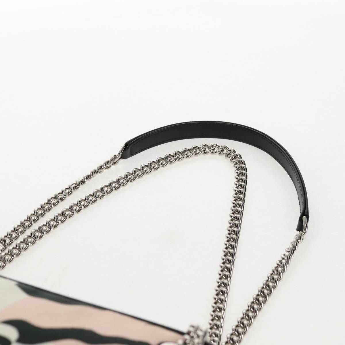 Chanel La Pausa Bay Camera Bag Tela Stampata Rosa/Avorio – 28 cm - Etoilux