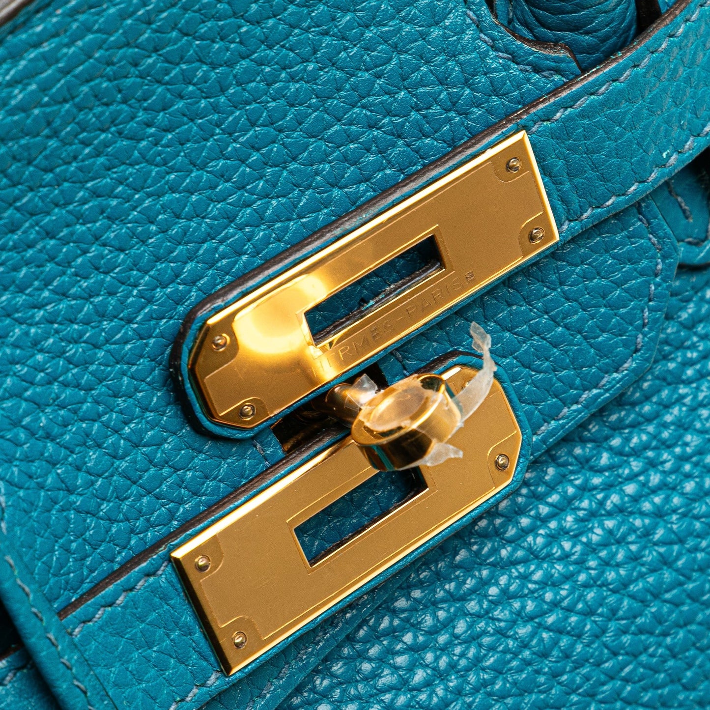 Hermès Birkin 30 Togo Bleu Izmir Hardware Oro — 1999 - Etoilux