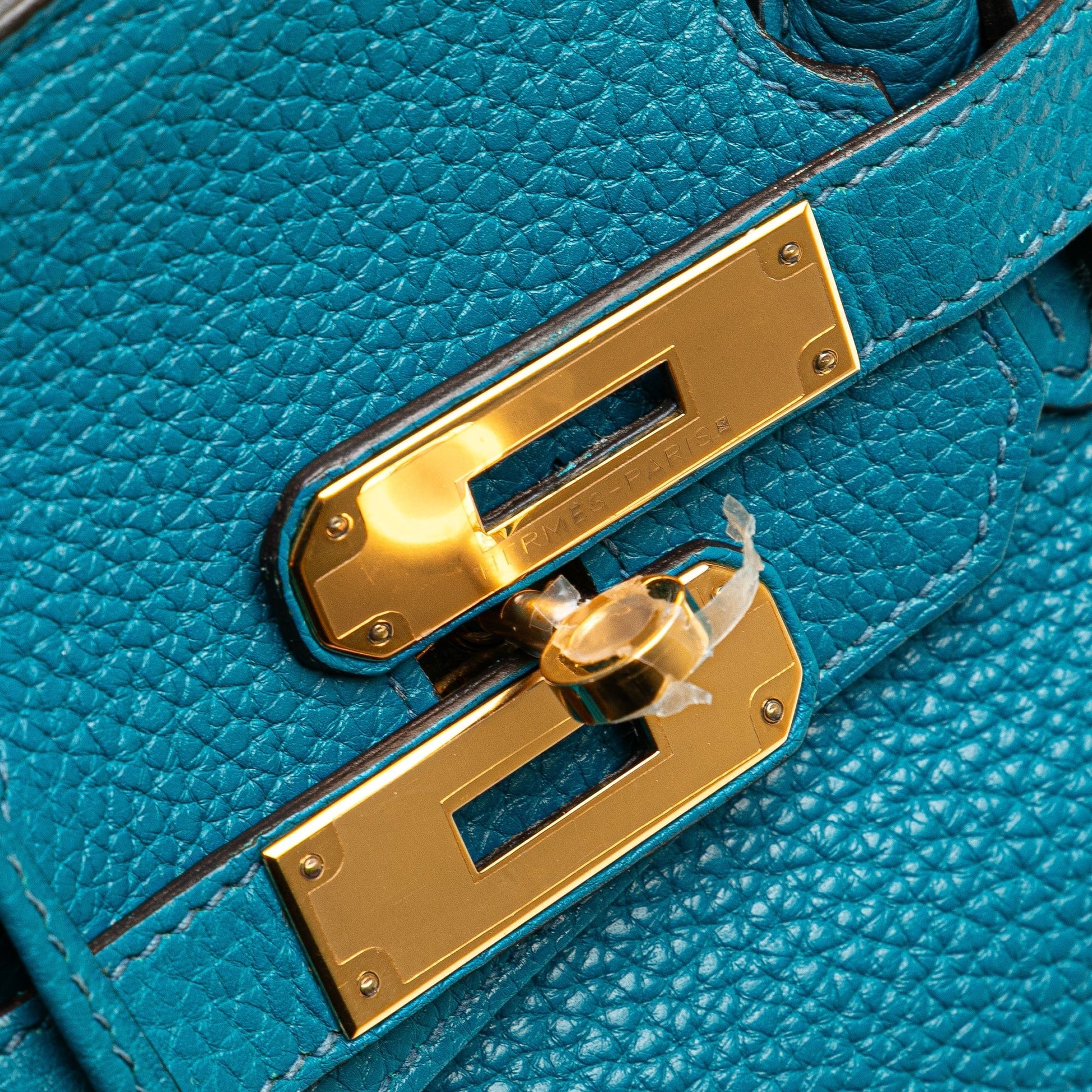 Hermès Birkin 30 Togo Bleu Izmir Hardware Oro — 1999 - Etoilux