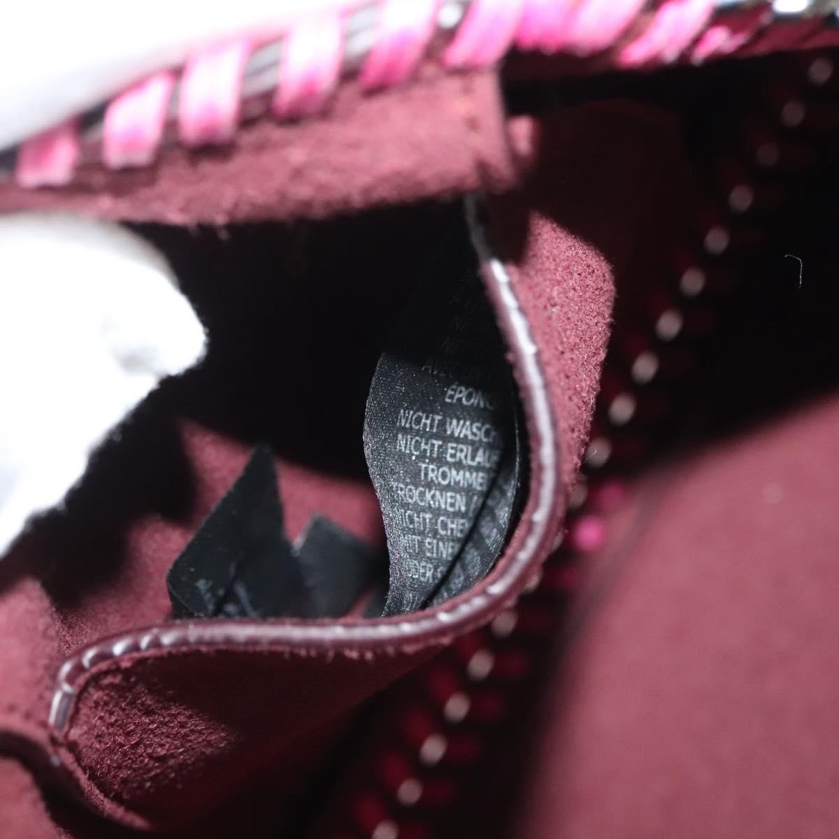 Stella McCartney Falabella Mini Tote Shaggy Deer Fuchsia Hardware Ruthenium - Etoilux