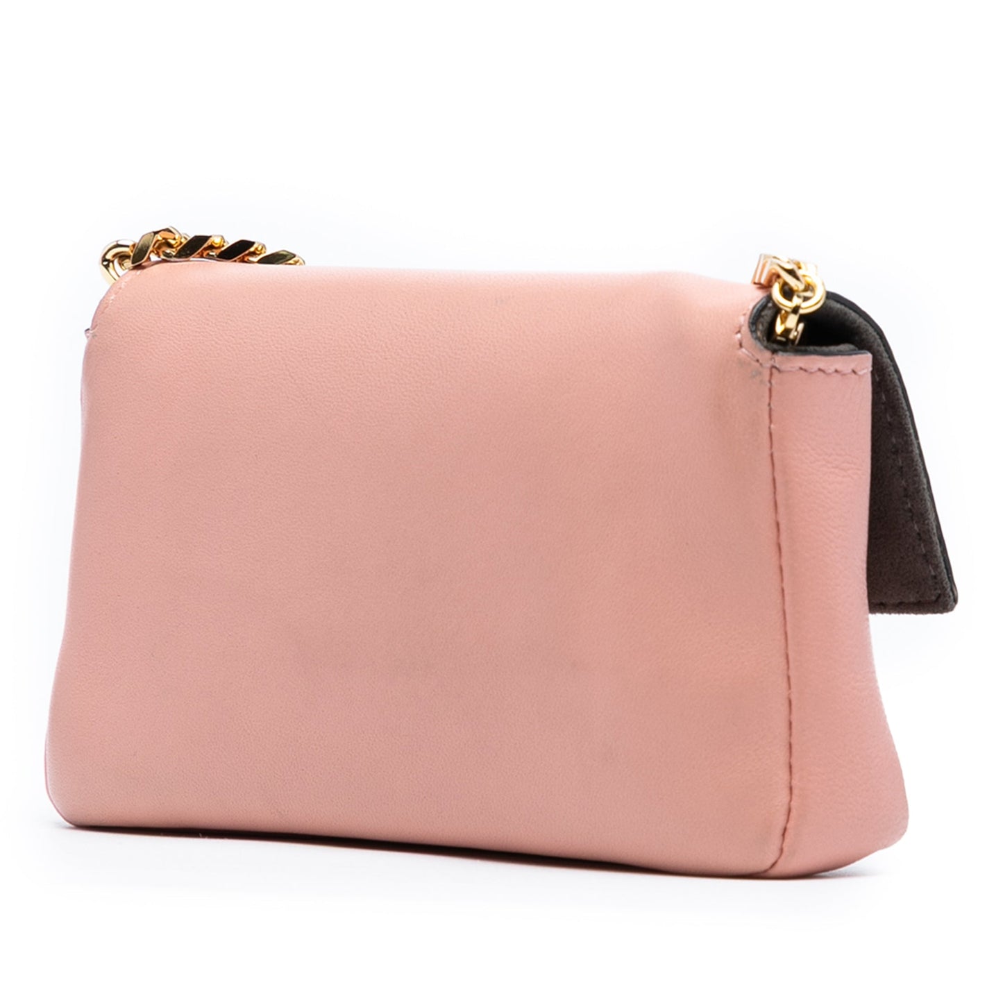 Fendi – Micro Baguette in Pelle Nappa Rosa - Etoilux