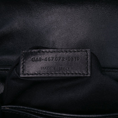 Saint Laurent – LouLou Toy in Pelle Matelassé Nera – 2019 - Etoilux