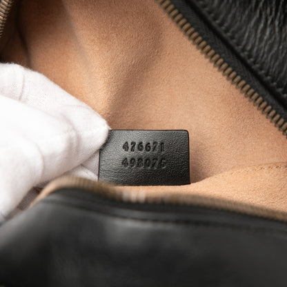 Gucci GG Marmont Matelassé Animalier Backpack – Pelle Nera - Etoilux