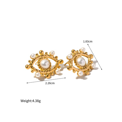 BEHI REBECCA stud EARRINGS - Etoilux