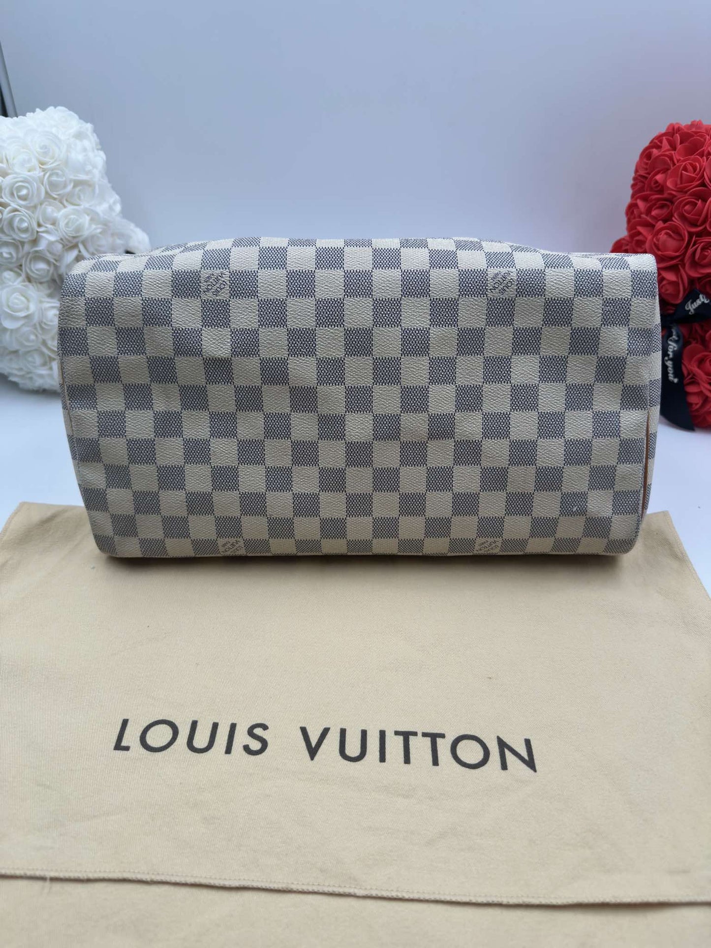 Louis Vuitton Speedy 35 Damier Azur – Made in France - Etoilux