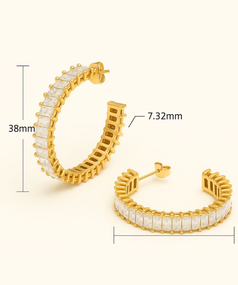 Orecchino Zirconi Big - Etoilux