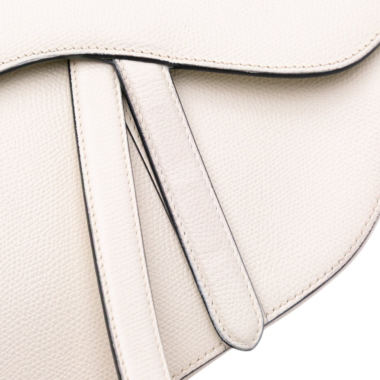 Dior Saddle Bag in pelle bianca – 2019 - Etoilux