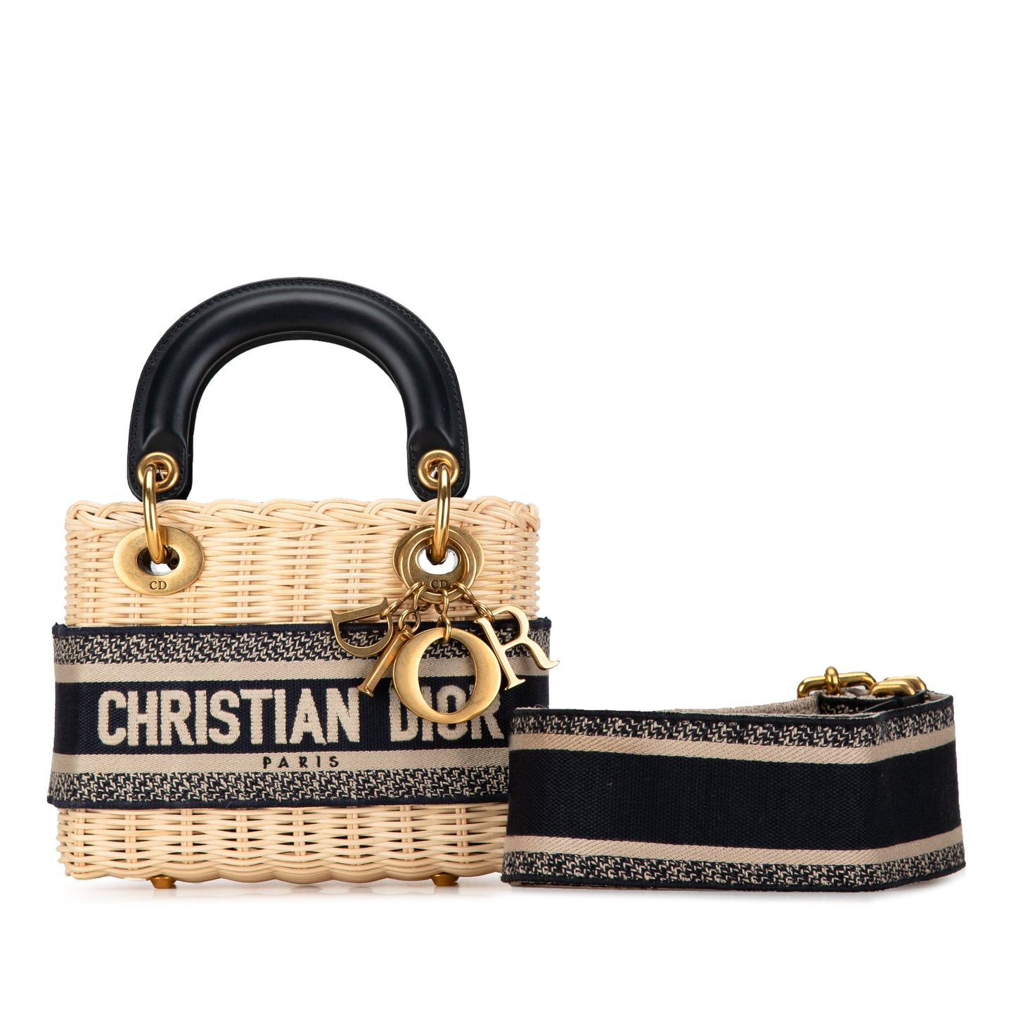 Dior Mini Oblique Wicker Lady Dior - Etoilux