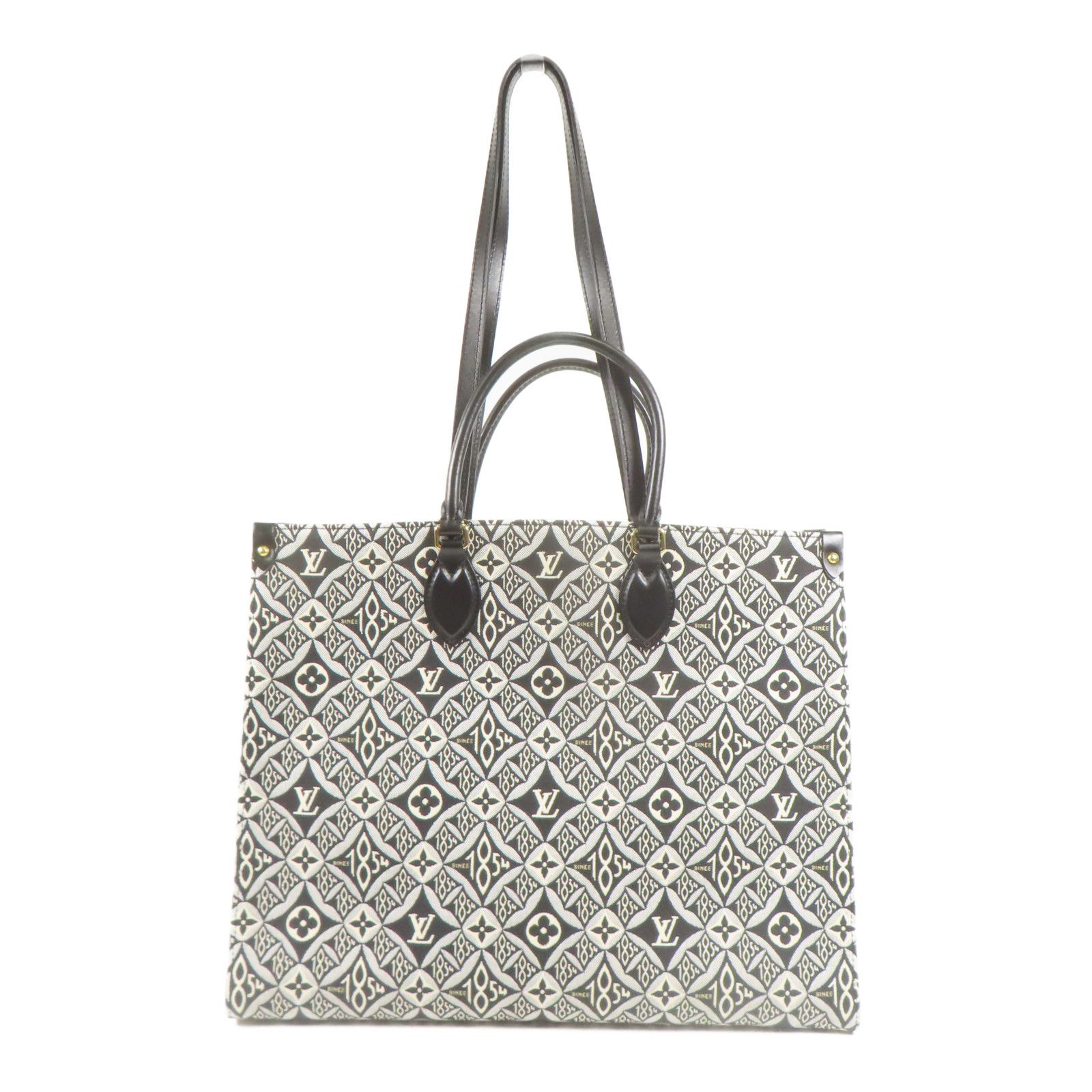 Louis Vuitton OnTheGo GM Since 1854 Jacquard Noir Blanc M57207 – Etoilux Pre-owned Luxury