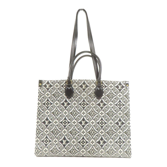 Louis Vuitton OnTheGo GM Since 1854 Jacquard Noir Blanc M57207 – Etoilux Pre-owned Luxury