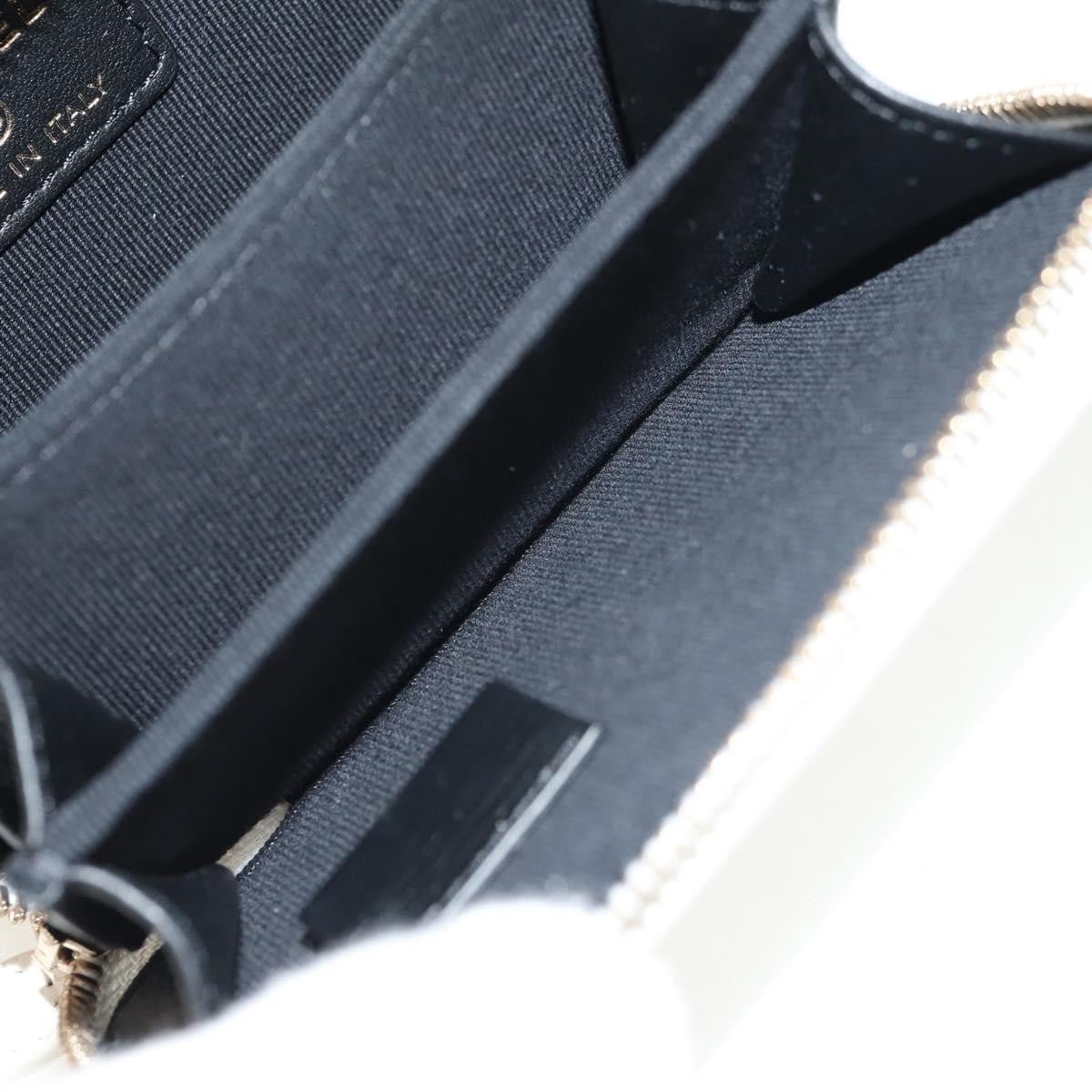 Chanel CC Zip Mini Bag Pelle di Agnello Bianco Latte – 11 cm - Etoilux