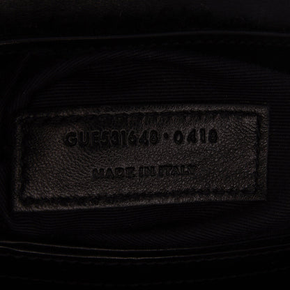 Saint Laurent – Borsa a Tracolla in Shearling Nero – 2018 - Etoilux