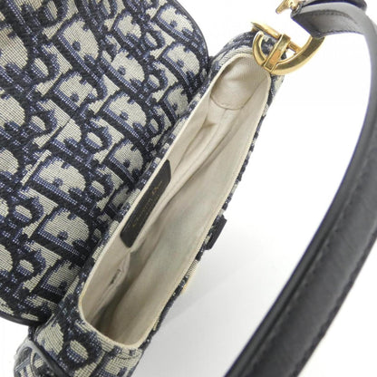 Dior Saddle Bag in Tela Blu Monogram – Size Small - Etoilux