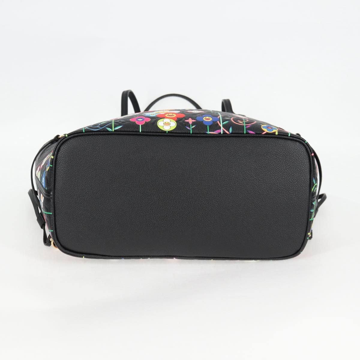 Louis Vuitton Neverfull MM – Monogram Empreinte Nero – Limited Edition Takashi Murakami Flowers - Etoilux