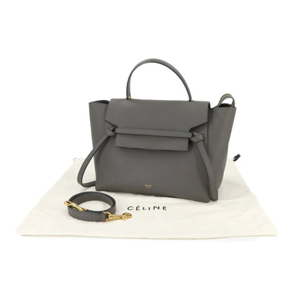Céline Belt Bag Mini – Pelle Grigia - Etoilux
