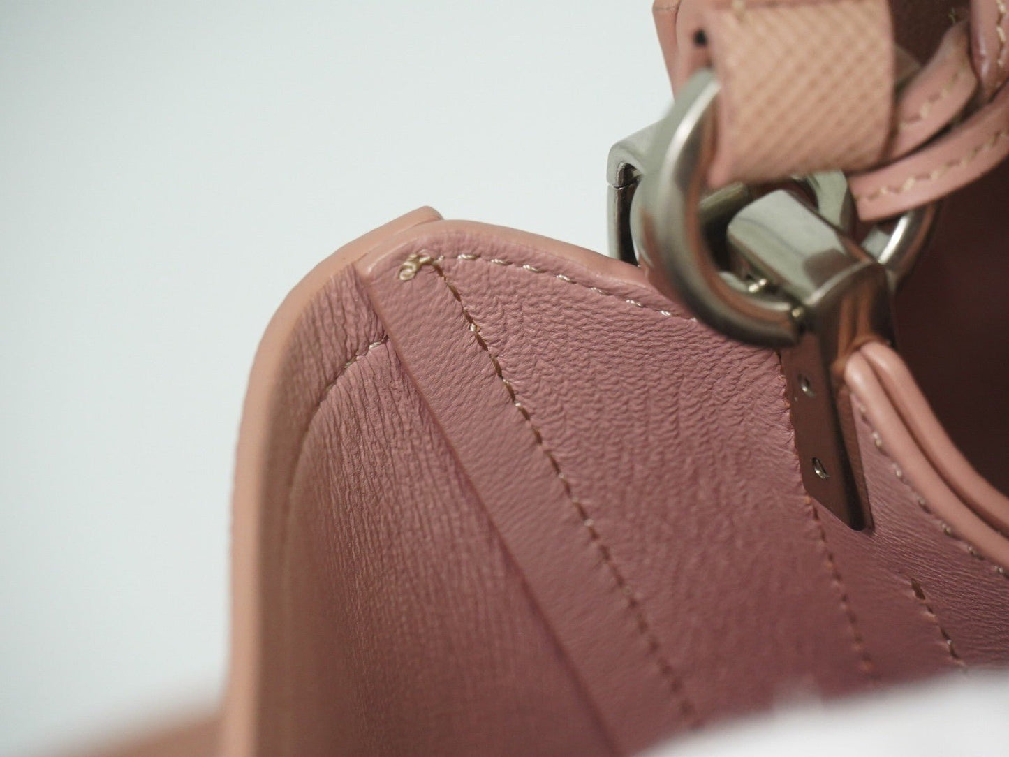 Prada Panier Bucket Bag in Saffiano Leather Beige – Limited Edition Pins - Etoilux