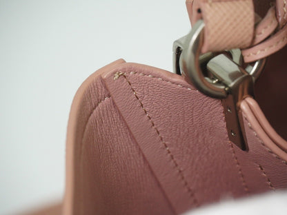 Prada Panier Bucket Bag in Saffiano Leather Beige – Limited Edition Pins - Etoilux