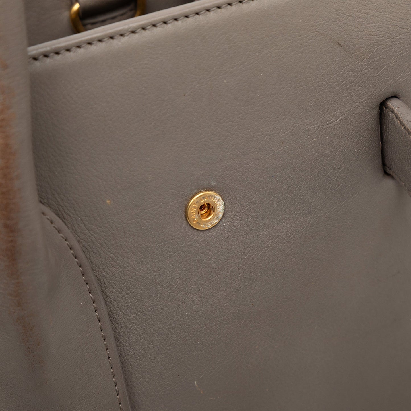 Saint Laurent – Sac De Jour Piccola in pelle di vitello marrone - Etoilux