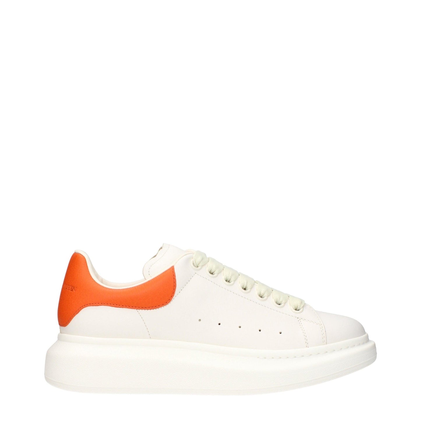 Alexander McQueen Oversize Sneakers – Bianco & Arancione – Uomo - Etoilux