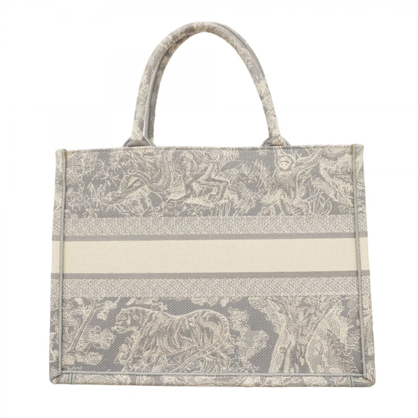 Dior Book Tote – Tela Grigia – Medium - Etoilux