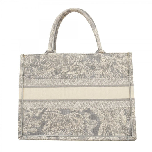 Dior Book Tote – Tela Grigia – Medium - Etoilux