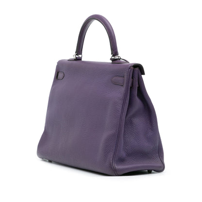 Hermès Kelly II 35 – Ultraviolet Togo (2012) - Etoilux