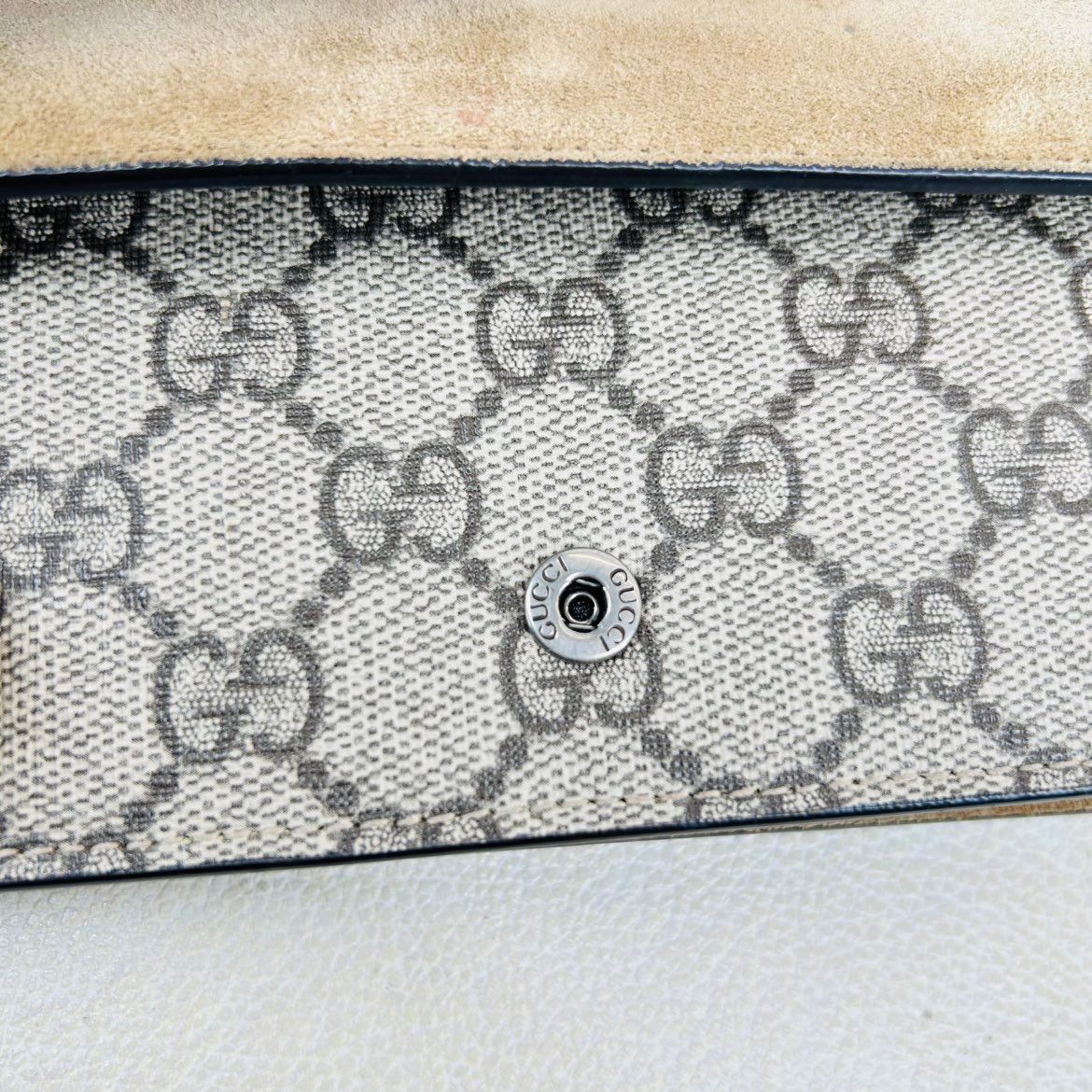 Gucci Dionysus Super Mini in tela GG Supreme – Khaki - Etoilux
