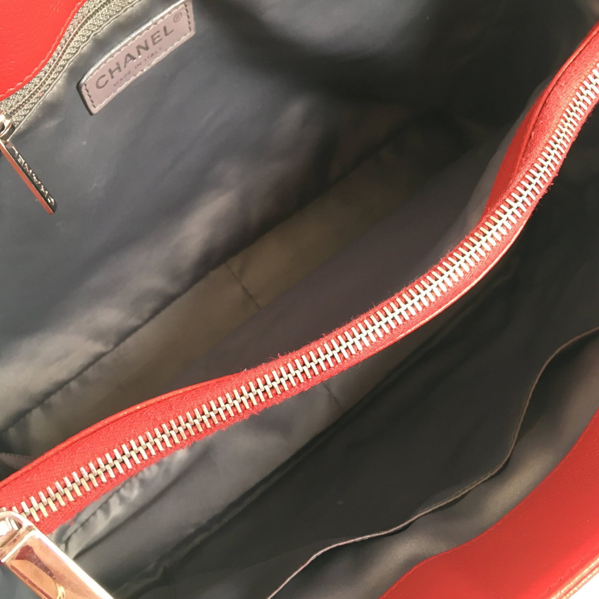 Chanel – Borsa Shopping Caviar Grand in Pelle Rossa – 2011 - Etoilux