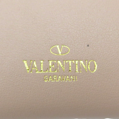 Valentino Garavani Rockstud Compact Wallet Pelle di Vitello Rosa Cipria - Etoilux