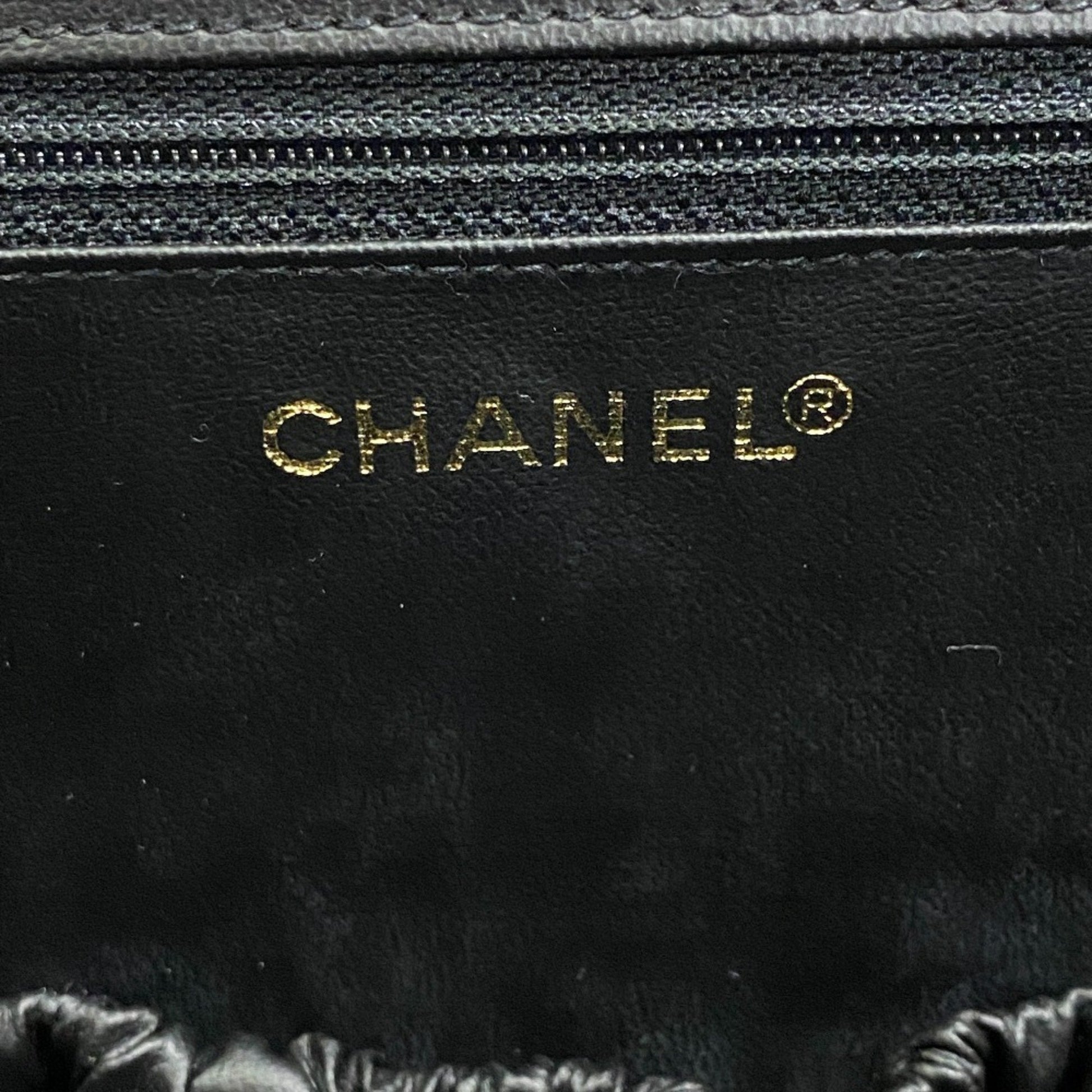 Chanel Vanity Case in Pelle Nera – Vintage - Etoilux