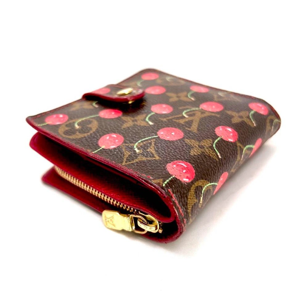Louis Vuitton Monogram Cherry Compact Wallet – Edizione Limitata Takashi Murakami - Etoilux