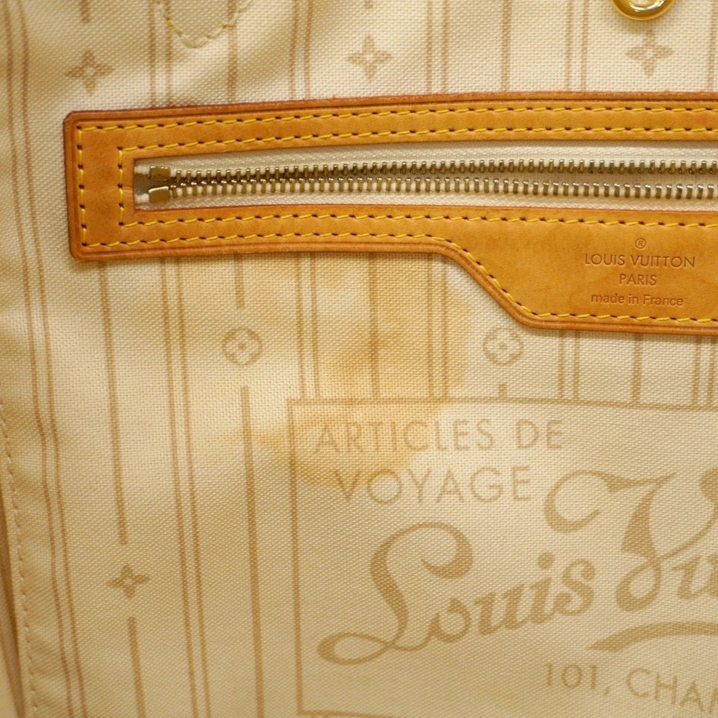 Louis Vuitton Neverfull MM Damier Azur Canvas – Made in France - Etoilux