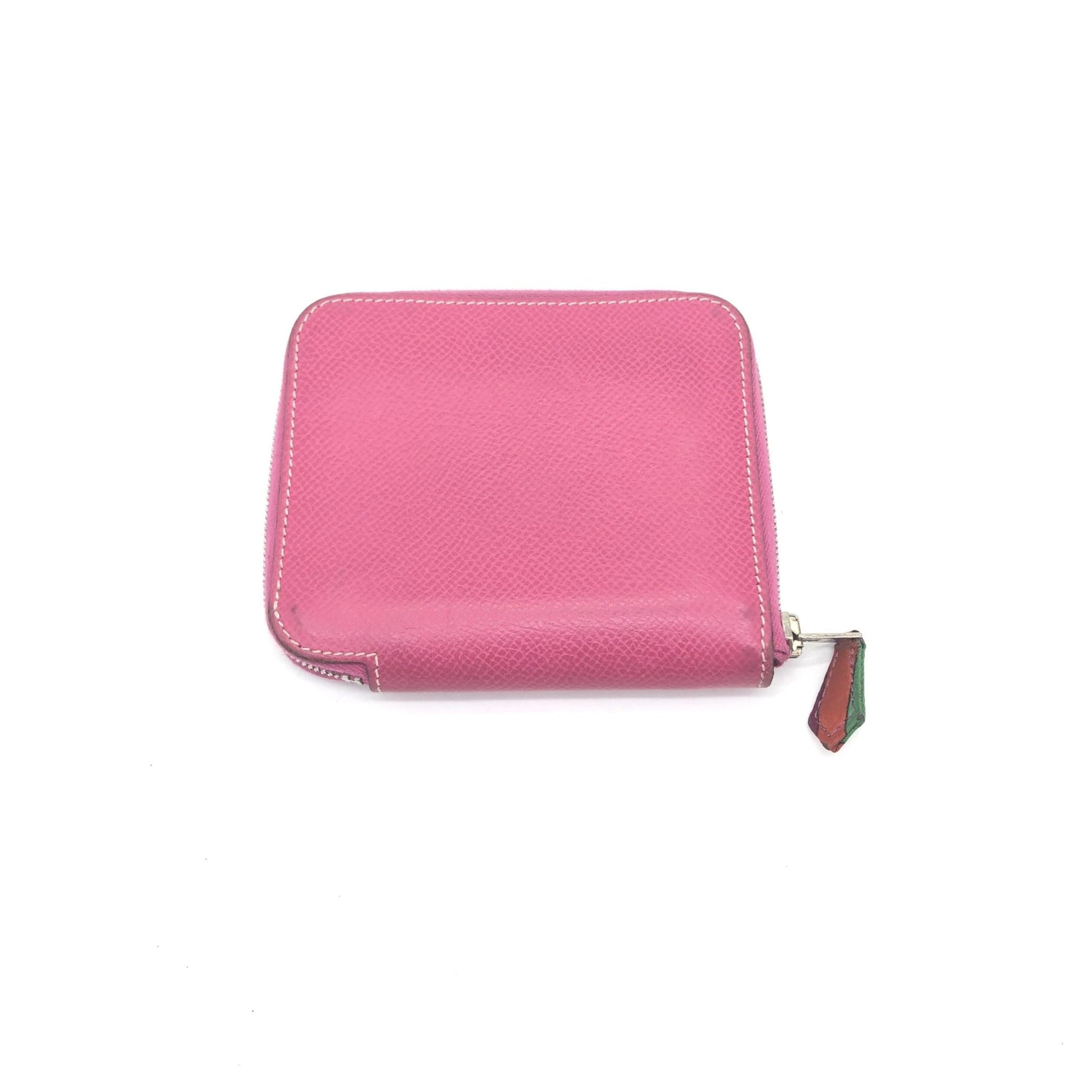 Hermès Azap Compact Silk'In Pelle Epsom Fucsia – 12 cm - Etoilux