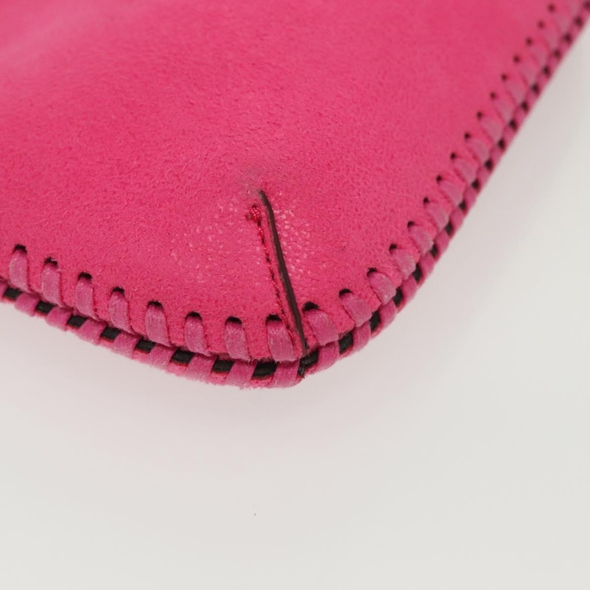 Stella McCartney Falabella Mini Tote Shaggy Deer Fuchsia Hardware Ruthenium - Etoilux