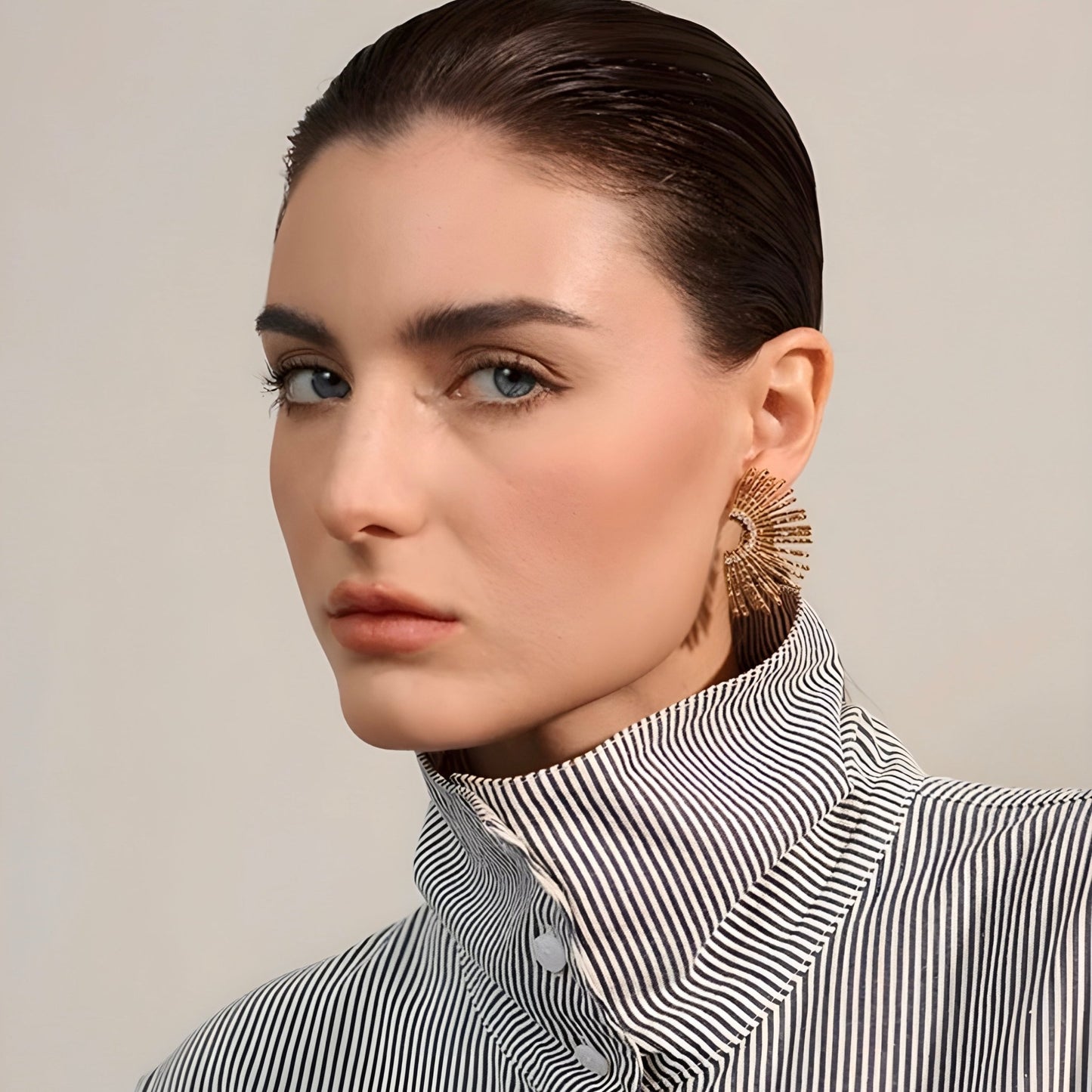 BEHI INDIGAMOND EARRINGS - Etoilux