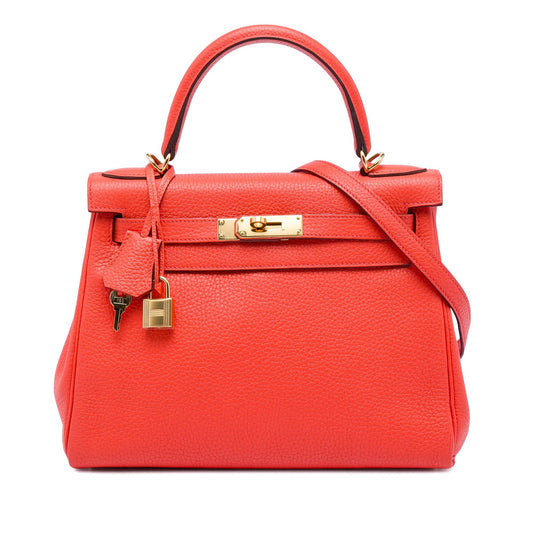 Hermès Kelly 28 Rouge Capucine Gold 2015 | Etoilux Privé