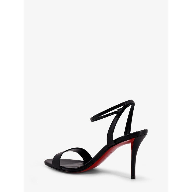 Christian Louboutin – Sandali Miss Z in pelle nera – Tacco 8 cm - Etoilux