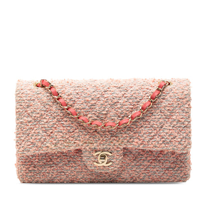 Chanel Classic Flap Medium tweed rosa
