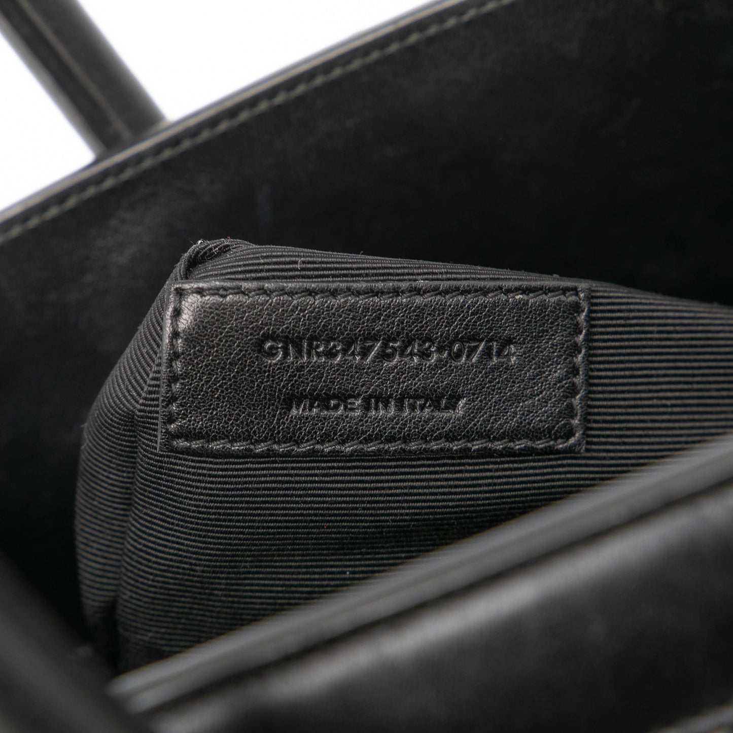 Saint Laurent – Sac de Jour Large Tweed & Leather – Nero – 2014 - Etoilux