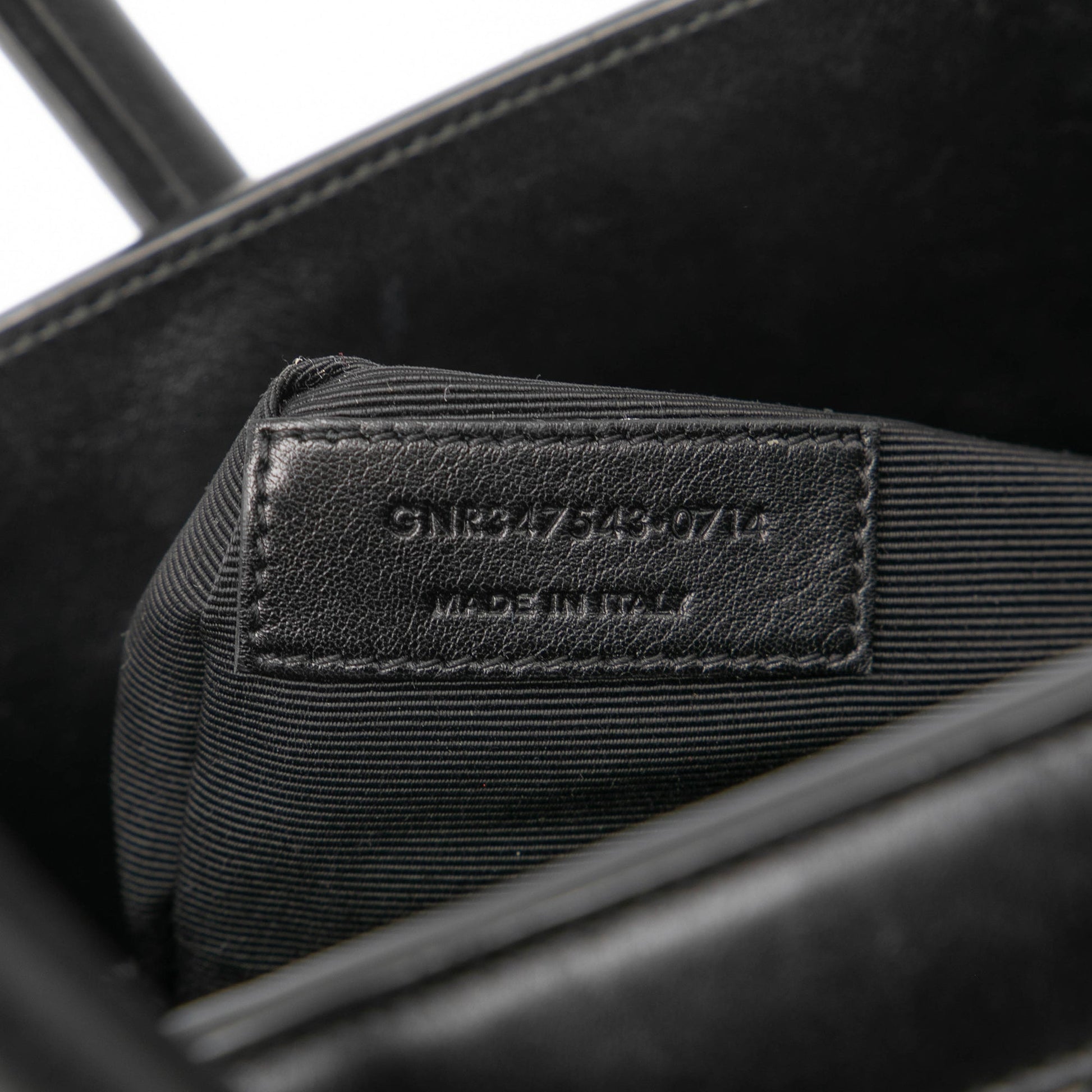 Saint Laurent – Sac de Jour Large Tweed & Leather – Nero – 2014 - Etoilux