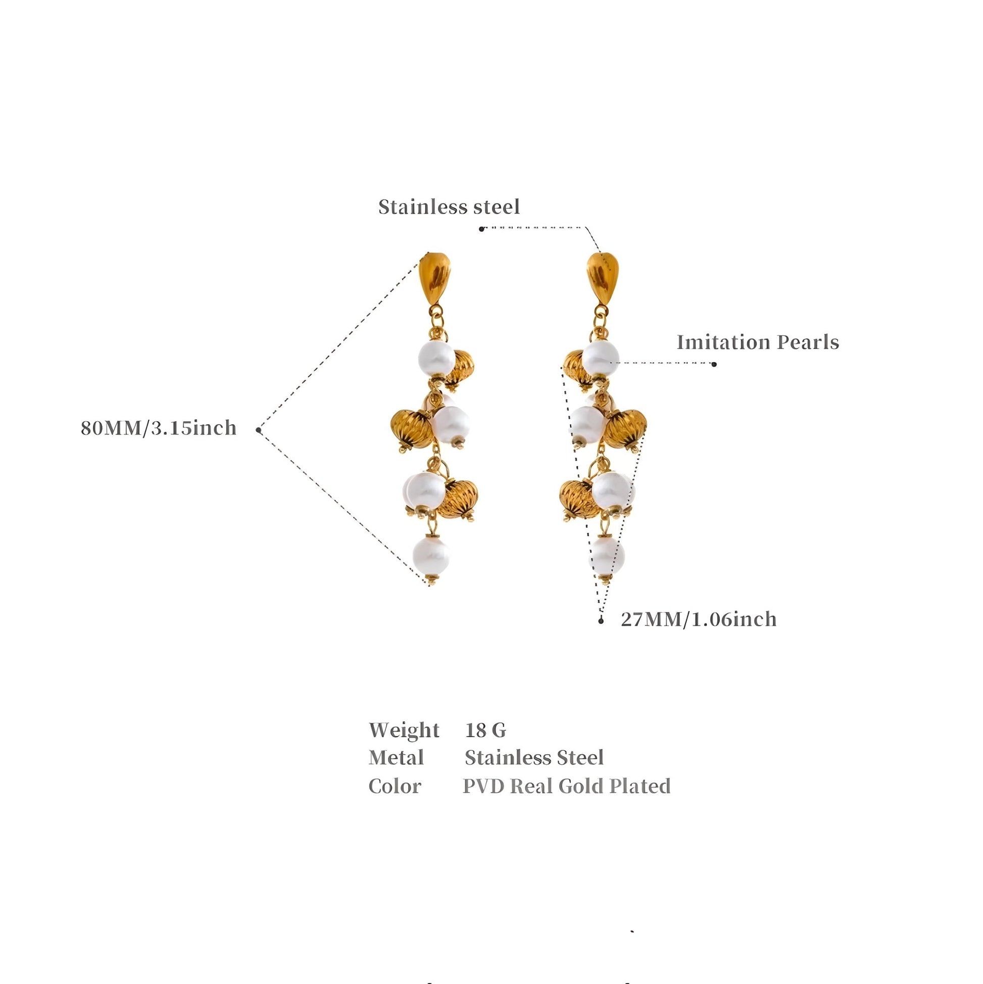 BEHI ROSIBEL EARRINGS - Etoilux