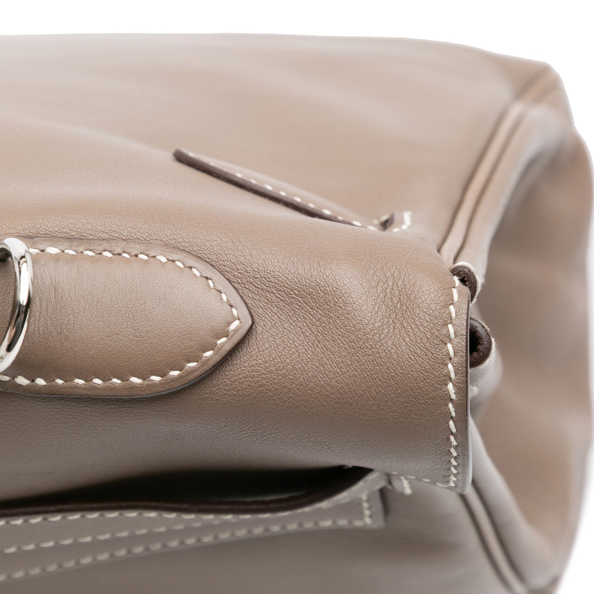 Hermès – Kelly II Retourne 35 in pelle Swift Etoupe - Etoilux