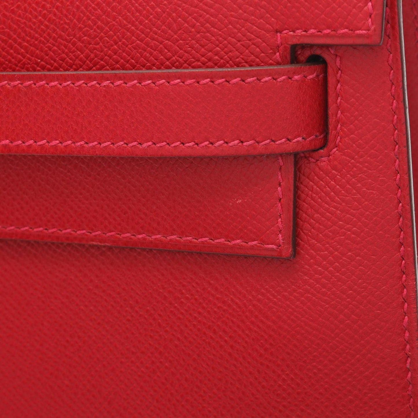 Hermès Kelly 35 – Pelle Rossa – Hardware Palladiato - Etoilux