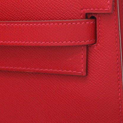 Hermès Kelly 35 – Pelle Rossa – Hardware Palladiato - Etoilux