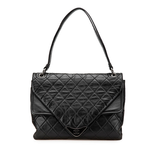 Chanel Quilted Lambskin Padded Envelope – Nero – 2006/08 - Etoilux